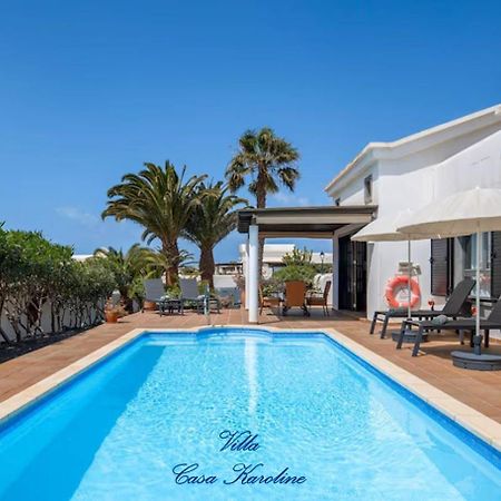 Villa Casa Karoline With A Sunny Terrace, Heated Pool, Comfort And Privacy In A Quiet Neighborhood Playa Blanca  Exterior photo